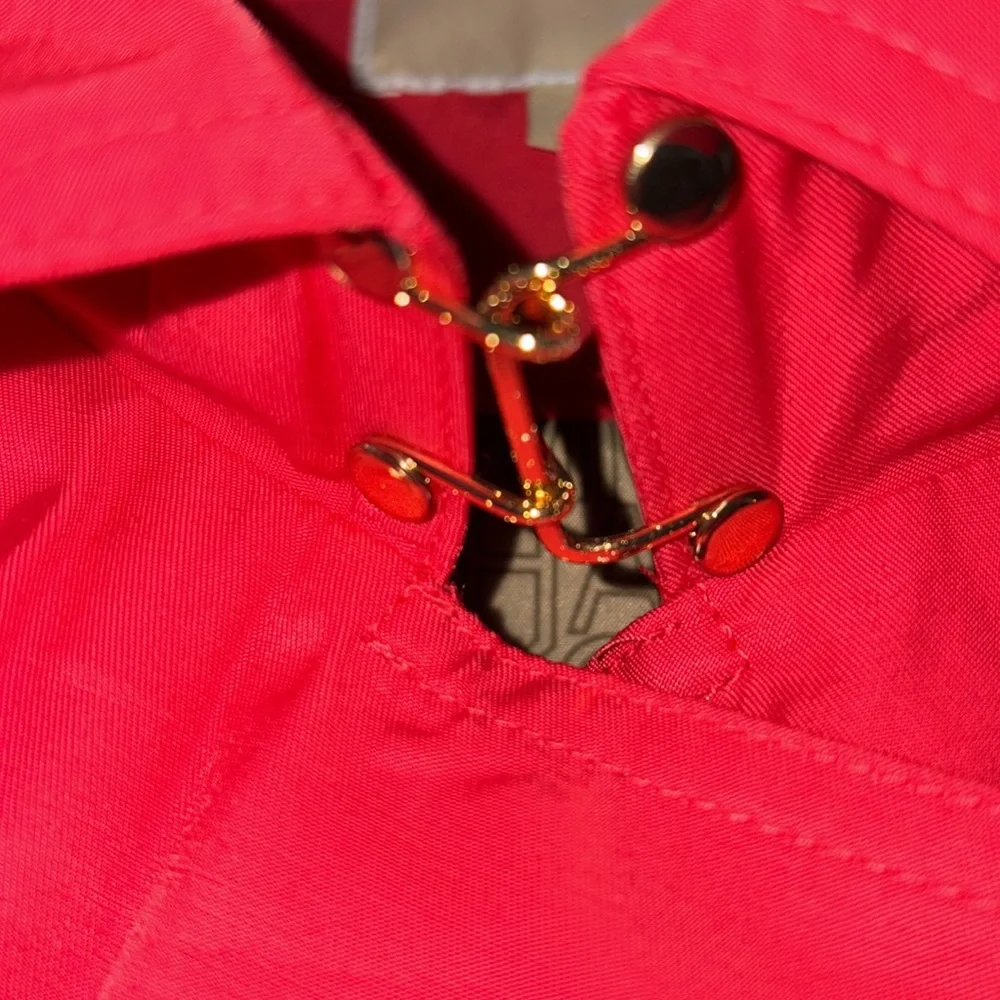 Michael Kors Double Breasted Gold Button and Zippers Trench Coat - Picture 4 of 12